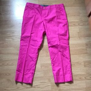 Pink pants from Banana Republic